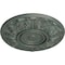 Ekena Millwork Whitman Ceiling Medallion (For Canopies up to 3 3/4"), 13"OD x 1 3/8"P, Cloud Burst Crackle CM13WHCBC - alternate 4